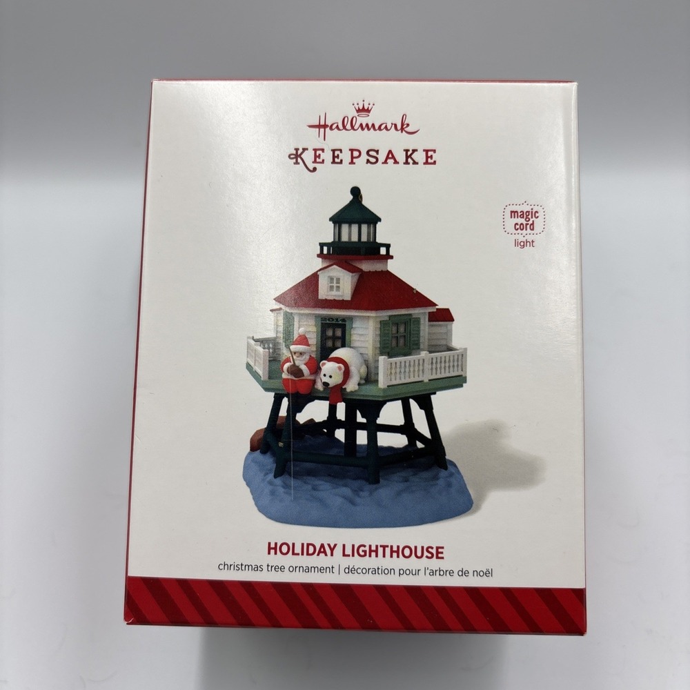 2014 Hallmark QX9156 "Holiday Lighthouse - #3" Ornament